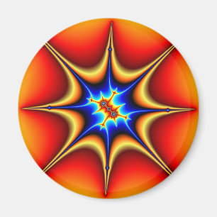 Imán Emblema del fractal - arte del fractal