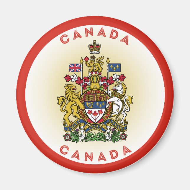 Imán Emblema del Patrimonio de Canadá (Frente)