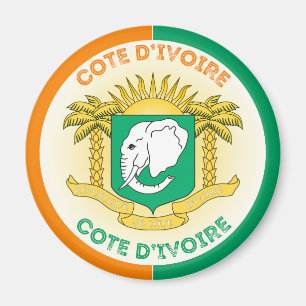 Imán Emblema del Patrimonio de Costa de Marfil
