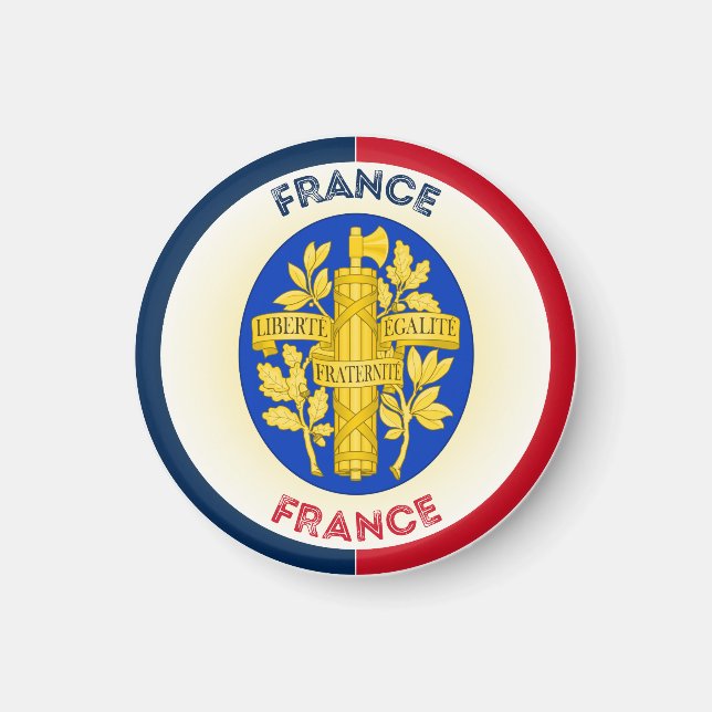 Imán Emblema del Patrimonio de Francia (Frente)
