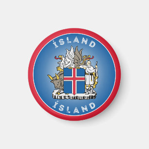 Imán Emblema del Patrimonio de Islandia