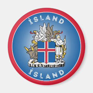 Imán Emblema del Patrimonio de Islandia