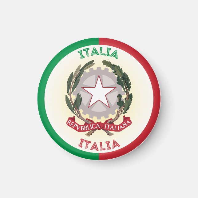 Imán Emblema del Patrimonio de Italia (Frente)