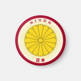 Imán Emblema del Patrimonio de Japón