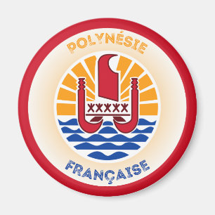 Imán Emblema del Patrimonio de la Polinesia Francesa