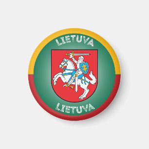 Imán Emblema del Patrimonio de Lituania