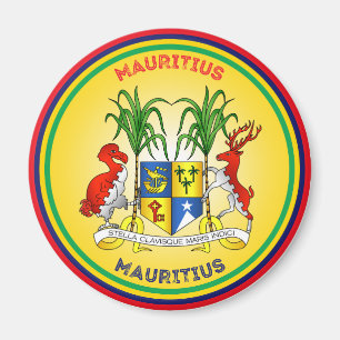 Imán Emblema del Patrimonio de Mauricio