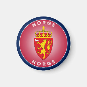 Imán Emblema del Patrimonio de Noruega