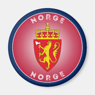 Imán Emblema del Patrimonio de Noruega