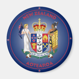 Imán Emblema del Patrimonio de Nueva Zelanda
