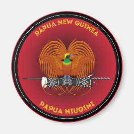 Imán Emblema del Patrimonio de Papua Nueva Guinea
