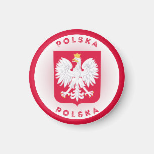 Imán Emblema del Patrimonio de Polonia