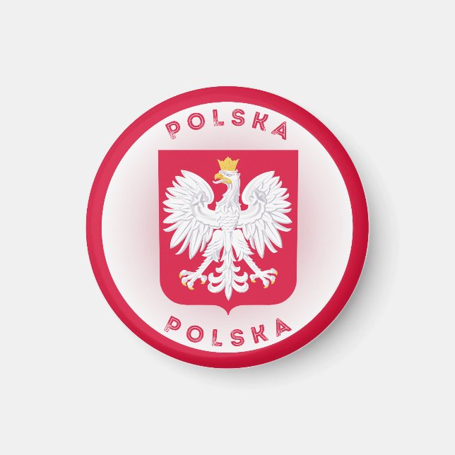 Imán Emblema del Patrimonio de Polonia (Frente)