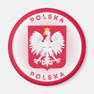 Imán Emblema del Patrimonio de Polonia