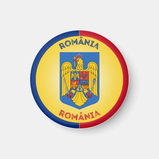 Imán Emblema del Patrimonio de Rumania (Frente)
