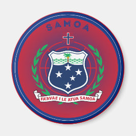 Imán Emblema del Patrimonio de Samoa