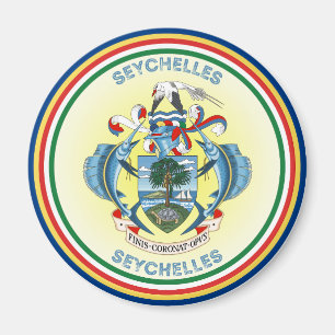 Imán Emblema del Patrimonio de Seychelles