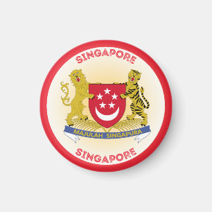 Imán Emblema del Patrimonio de Singapur