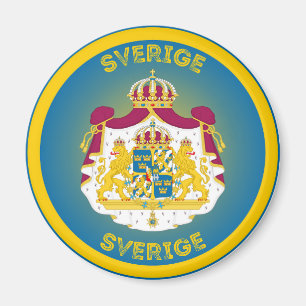 Imán Emblema del Patrimonio de Suecia