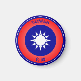 Imán Emblema del Patrimonio de Taiwán