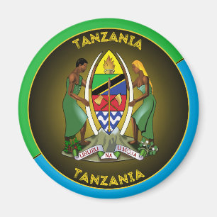 Imán Emblema del Patrimonio de Tanzania