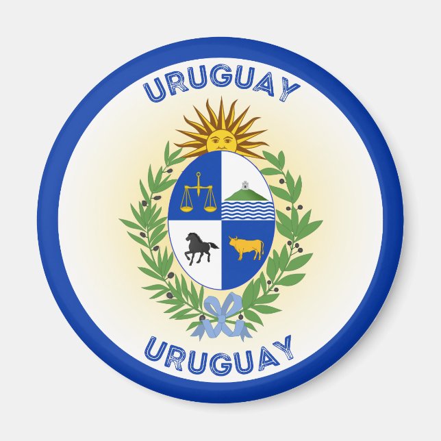 Imán Emblema del Patrimonio de Uruguay (Frente)