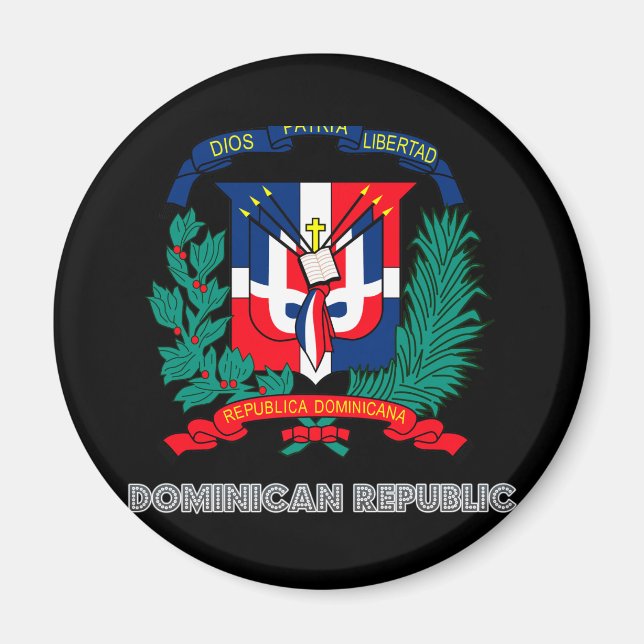 Imán Emblema dominicano (Frente)
