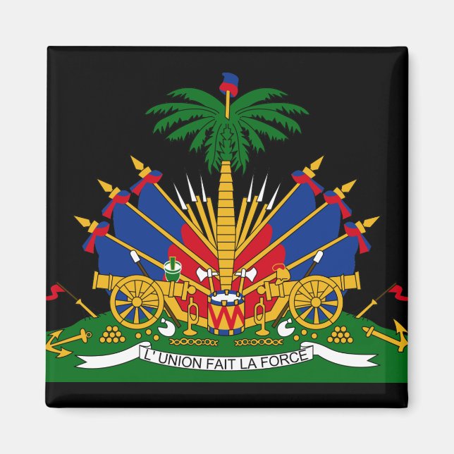 Imán emblema haití (Frente)