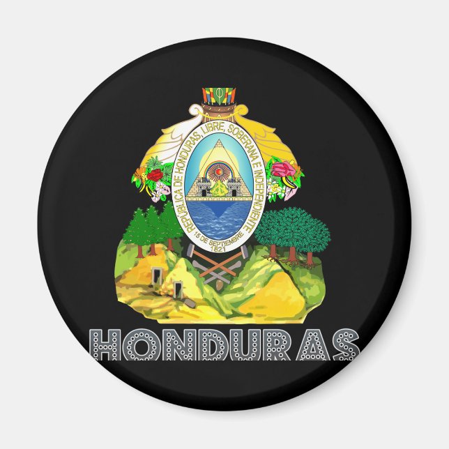 Imán Emblema hondureño (Frente)
