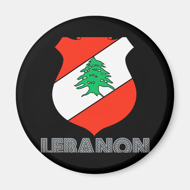 Imán Emblema libanés (Frente)