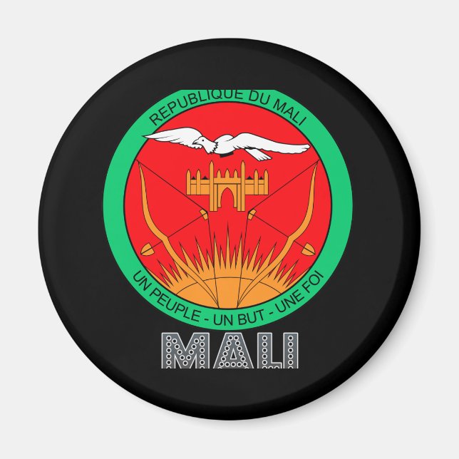 Imán Emblema maliense (Frente)