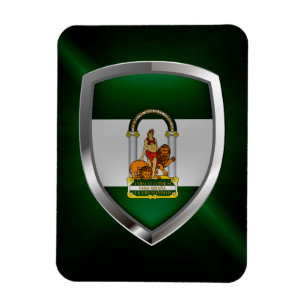 Imán Emblema metálico andaluz