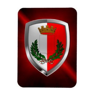 Imán Emblema metálico de Bari