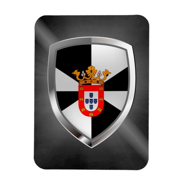 Imán Emblema metalico de Ceuta (Vertical)