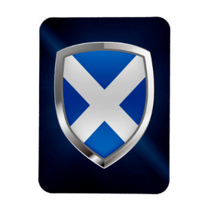 Imán Emblema metálico de Escocia