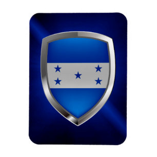 Imán Emblema metálico de Honduras