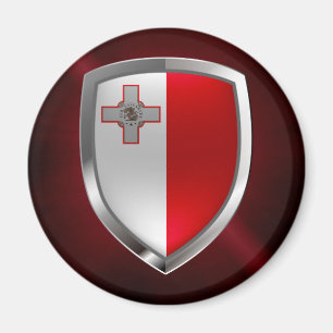 Imán Emblema metálico de Malta