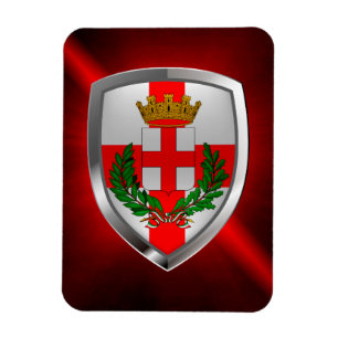 Imán Emblema metálico de Milano