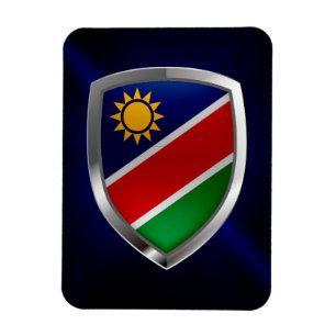 Imán Emblema metálico de Namibia