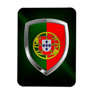 Imán Emblema metálico de Portugal
