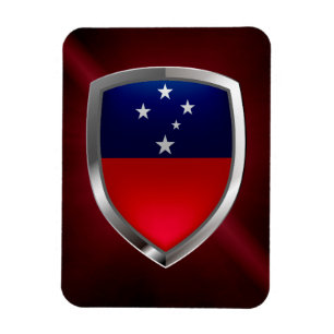 Imán Emblema metálico de Samoa