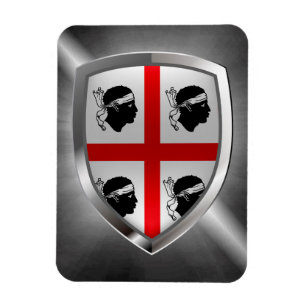 Imán Emblema metálico de Sardegna