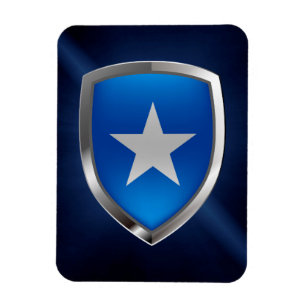 Imán Emblema metálico de Somalia