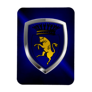 Imán Emblema metálico de Torino