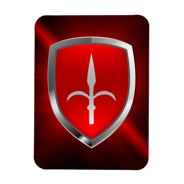 Imán Emblema metálico de Trieste (Vertical)