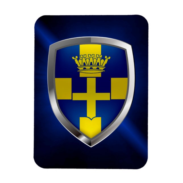 Imán Emblema metálico de Verona (Vertical)