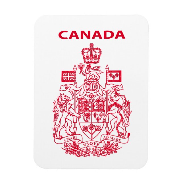 Imán Emblema nacional de Canadá (Vertical)
