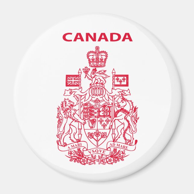 Imán Emblema nacional de Canadá (Frente)