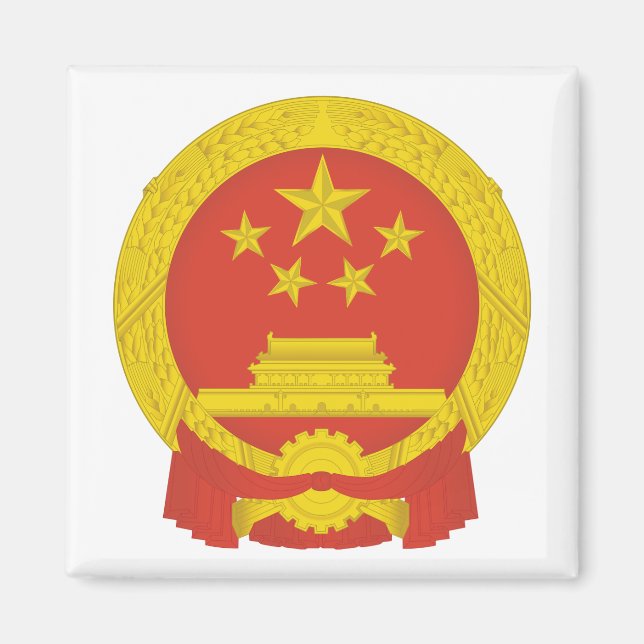 Imán Emblema nacional de la República Popular China (Frente)