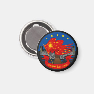 Imán Emblema patriota Vive la France
